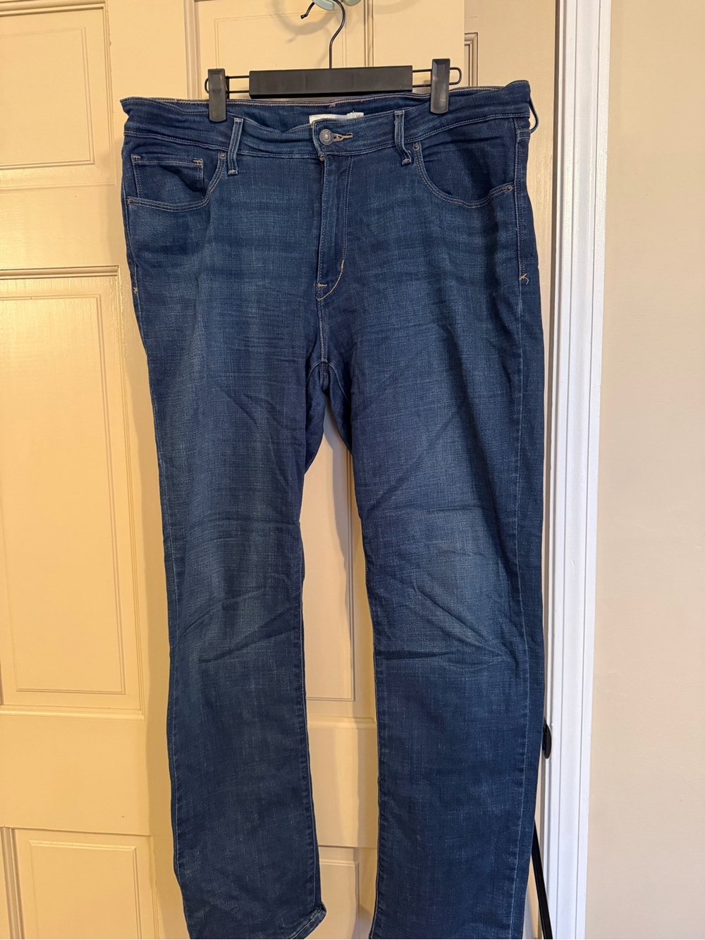 Dark Blue Skinny Jeans for Women - Classic Stretch Denim